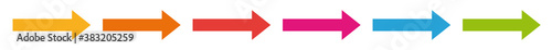 Collection of colorful vector arrows to the right / yellow, orange, red, pink, blue, green Free Download Collection of colorful vector arrows to the right / yellow, orange, red, pink, blue, green - GFXLoad