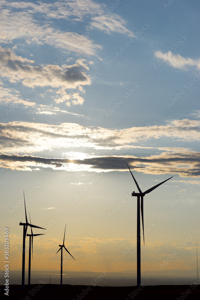 Obraz premium Renewable wind energy concept