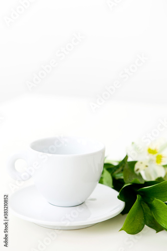 teacup and flower