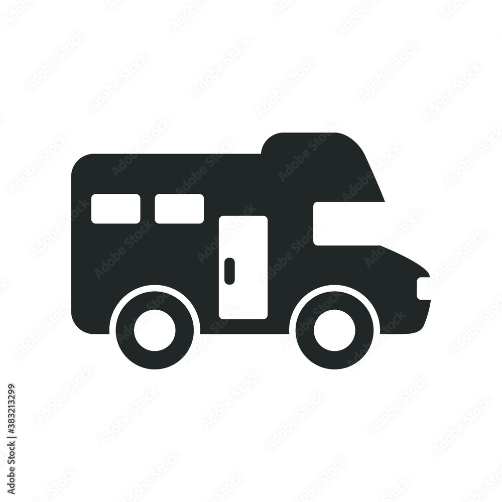 Fototapeta premium Recreational vehicle icon