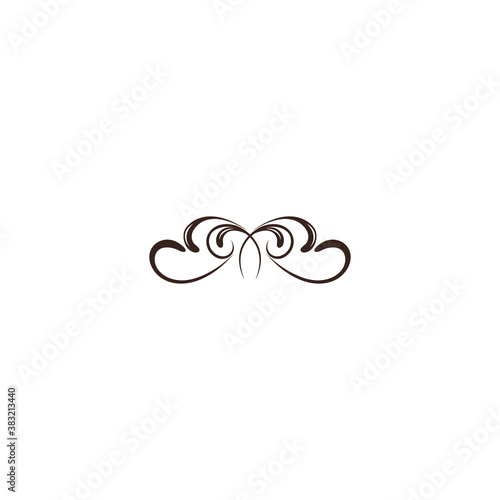 floral background with butterflies icon logo vector