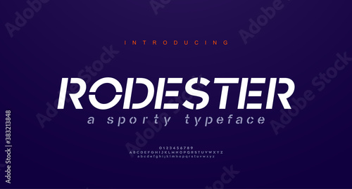 Abstract modern urban italic alphabet fonts. Typography sport, simple, technology, fashion, digital, future creative logo font. vector illustration