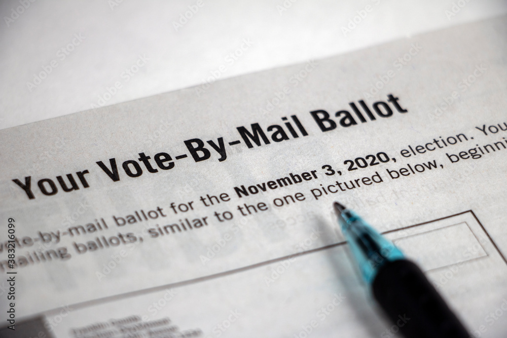 'Your Vote-By-Mail Ballot' Information with Pen