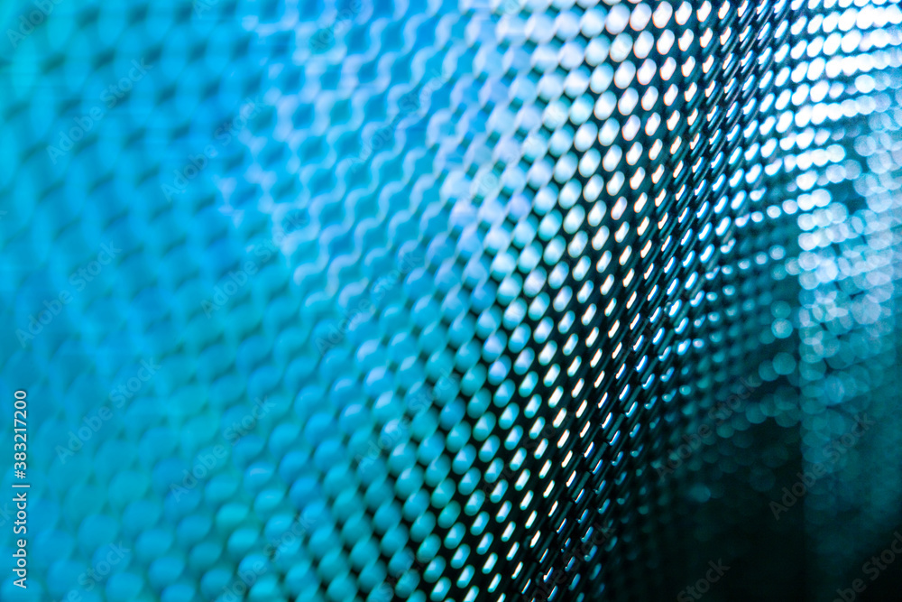 Fototapeta premium CloseUp LED blurred screen. LED soft focus background. abstract background ideal for design.