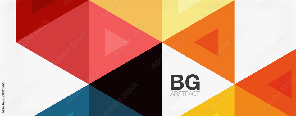 Mosaic triangle pattern abstract background for cover, banner, flyer and poster and other template Mosaic triangle pattern abstract background for cover, banner, flyer and poster and other template