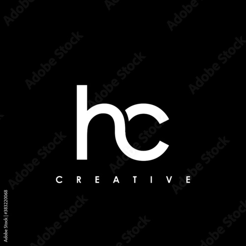 HC Letter Initial Logo Design Template Vector Illustration 