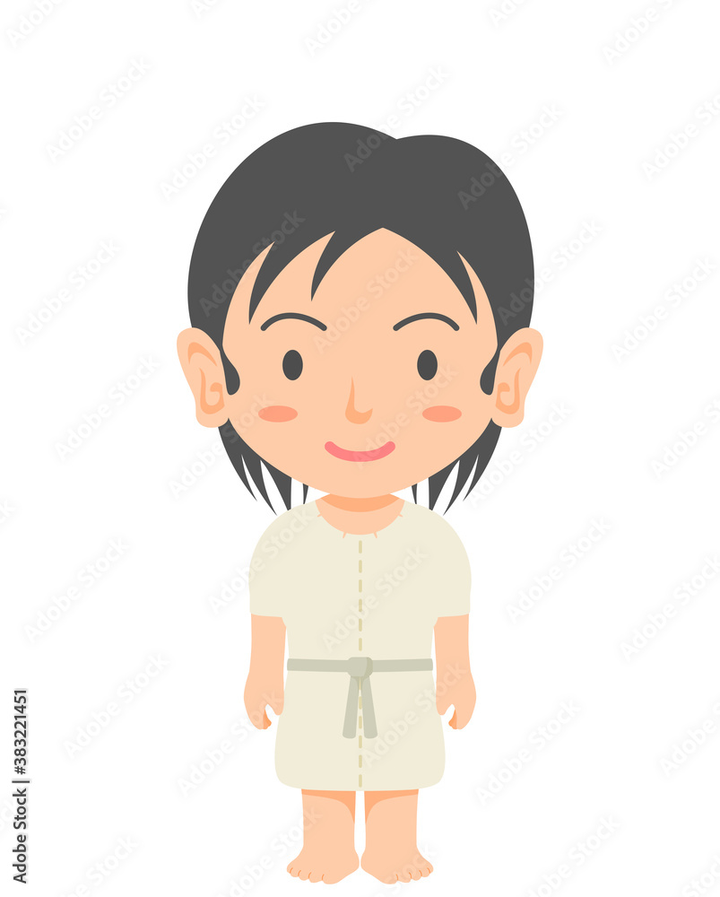 飛鳥時代・奈良時代の庶民の女の子
飛鳥時代・奈良時代の庶民の女の子
