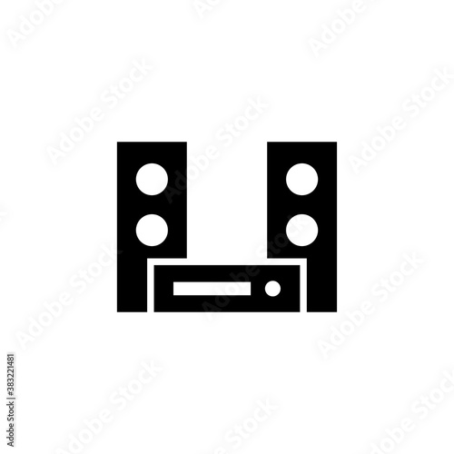 home theater icon vector design trendy