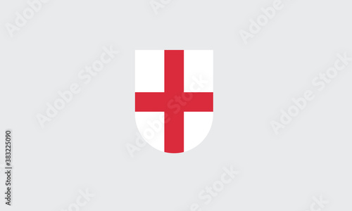 England flag shield vector illustration