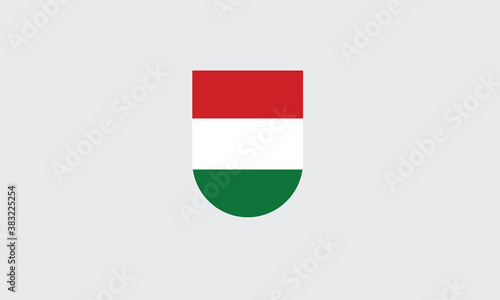 Hungary flag shield vector illustration Free Download Hungary flag shield vector illustration - GFXLoad