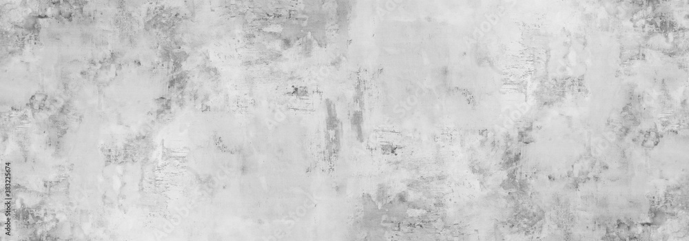 Grey gray white stone concrete texture background panorama banner long - obrazy, fototapety, plakaty 