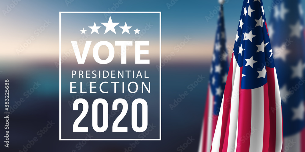 Vote 2020 - obrazy, fototapety, plakaty 
