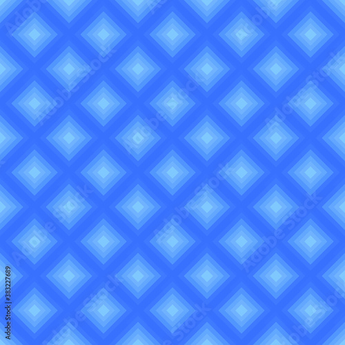 Blue geometric background. Vector squares illustration. Seamless vector.