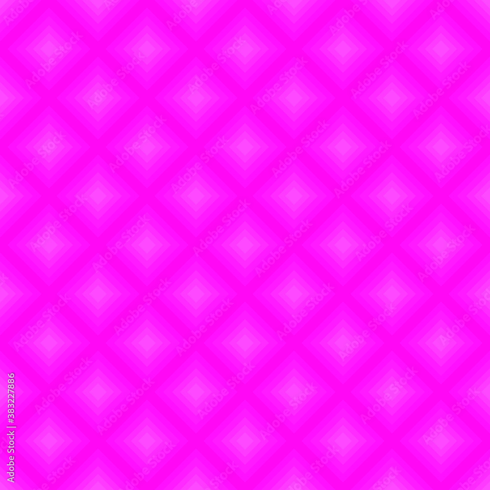 Pink gradient geometric background. Vector squares illustration. Seamless pattern.