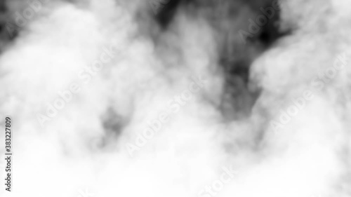 Smoke transition is a stock motion graphics video of realistic paint brush strokes transitions of white luma mattes on black background, for revealing the photo or video backgrounds. 