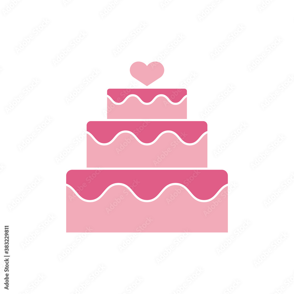 Wedding icon design template vector illustration isolated