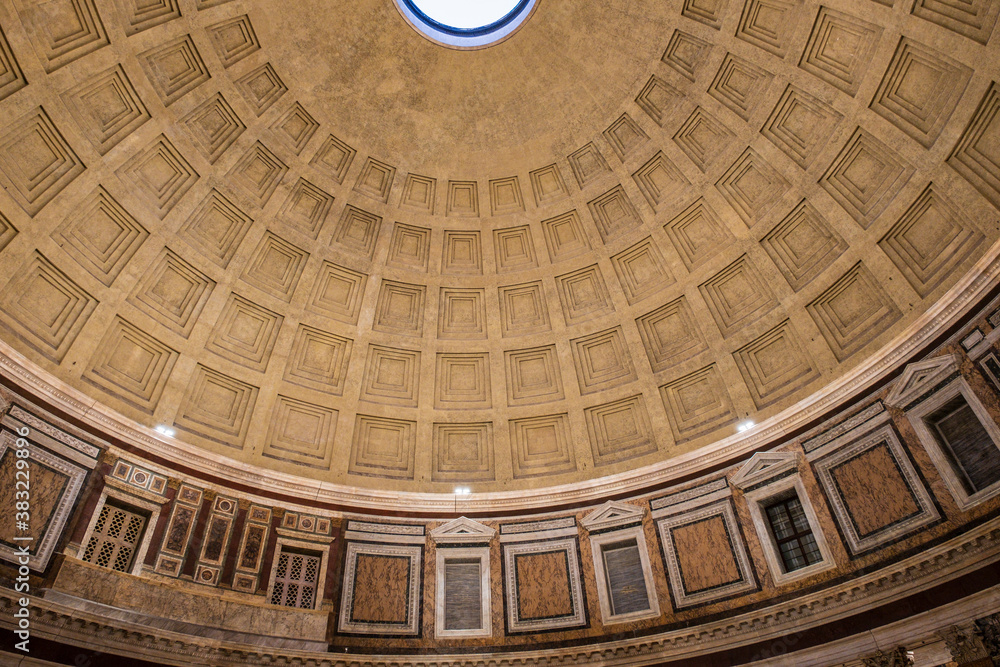 Pantheon of Agrippa, 126 b.C.  Roma, Lazio, Italia