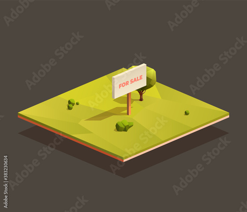 For sale empty ground plot