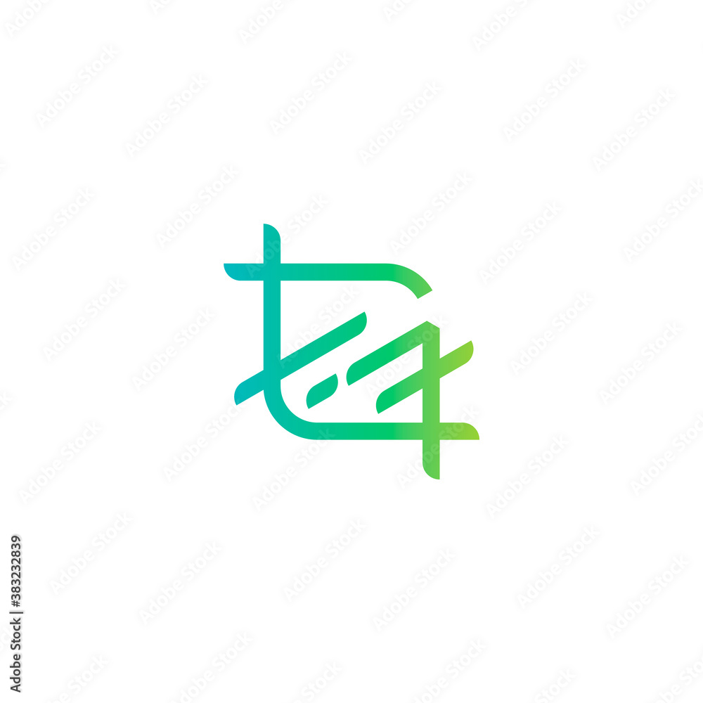 letter g of a rectangle that is cut with lines letter g of a rectangle that is cut with lines