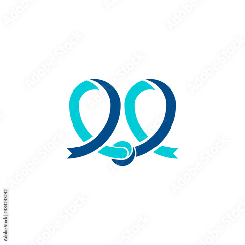 logo of two circular ribbons tied in a knot