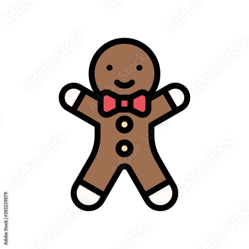 bakery shop icons related baked teddy bear cockies or biscuits vectors with editable stroke,