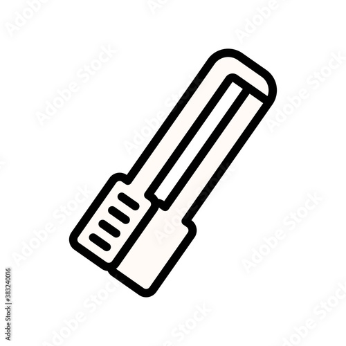 bakery shop icons related tong use for bakery shop vectors with editable stroke,