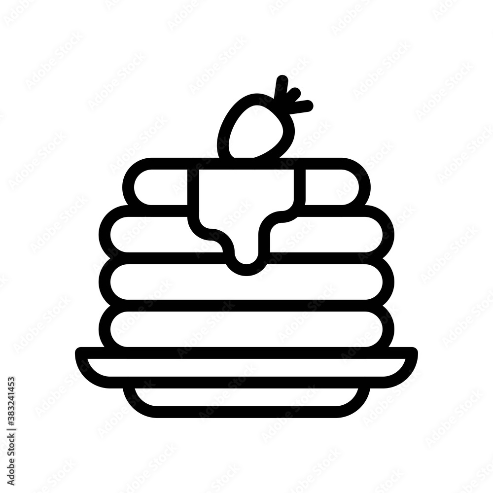 bakery shop icons related bakery cake in layers with plate vectors in lineal style, bakery shop icons related bakery cake in layers with plate vectors in lineal style,