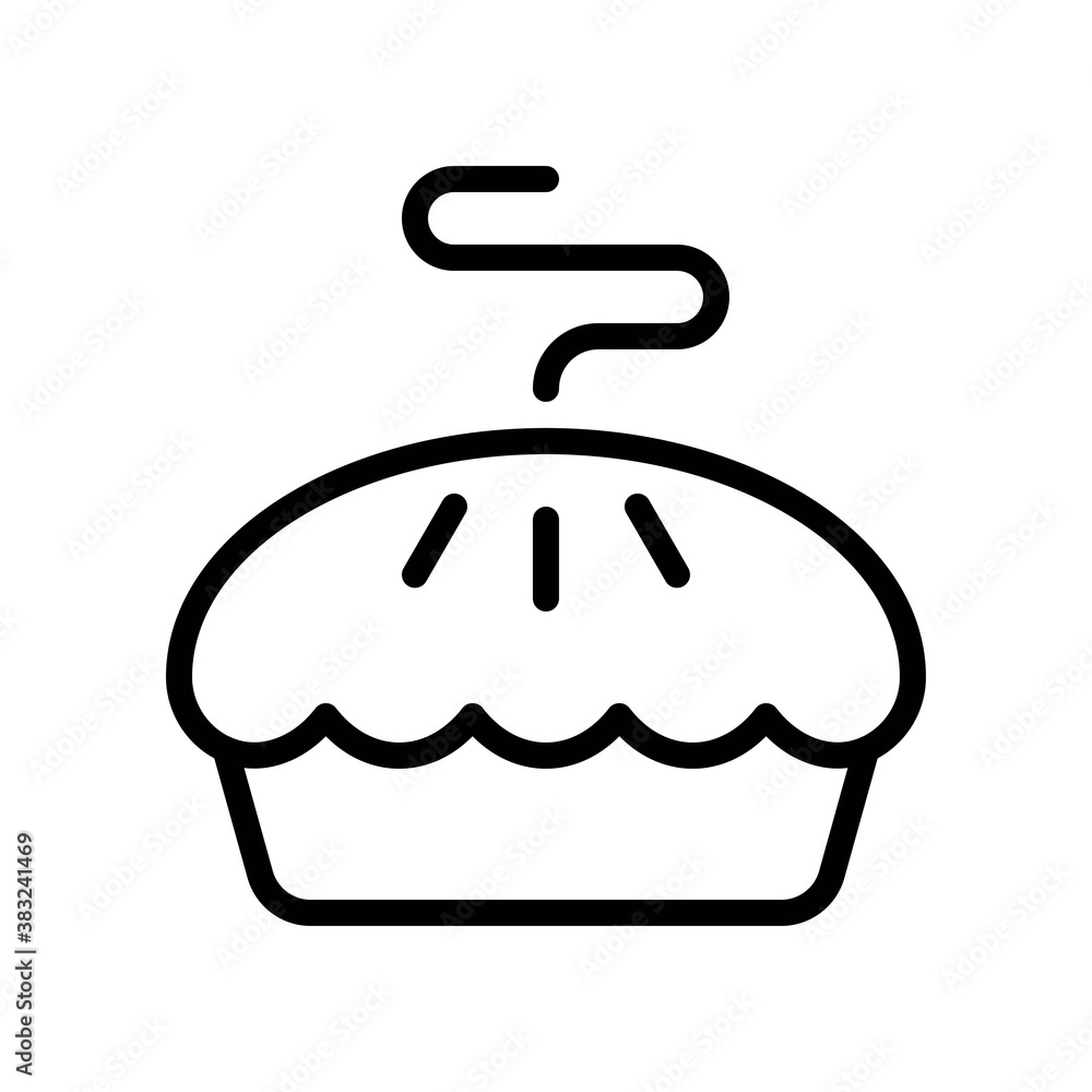 bakery shop icons related baked cup cake with cup vectors in lineal style, bakery shop icons related baked cup cake with cup vectors in lineal style,