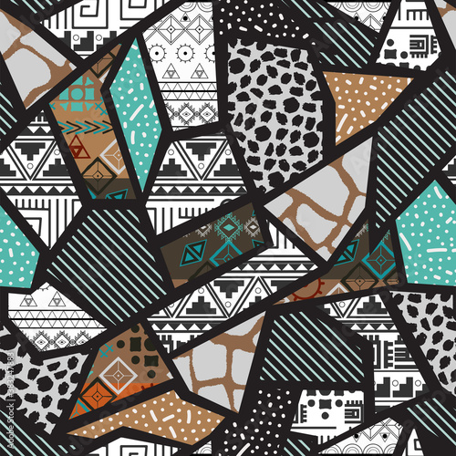 geometric seamless pattern