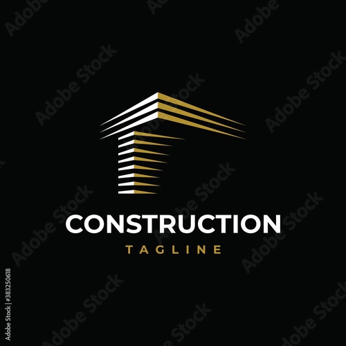 Letter T logo design vector template
