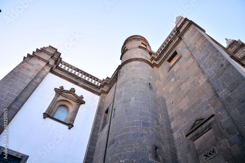 old castle in the canry islands photo