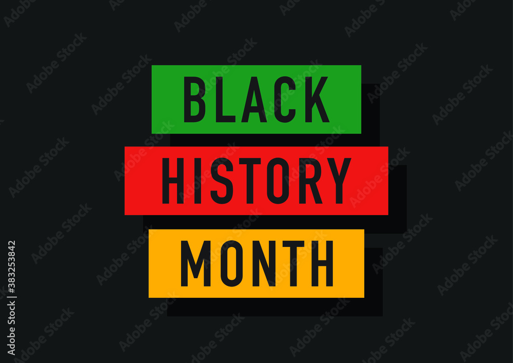 Black History Month vector illustration