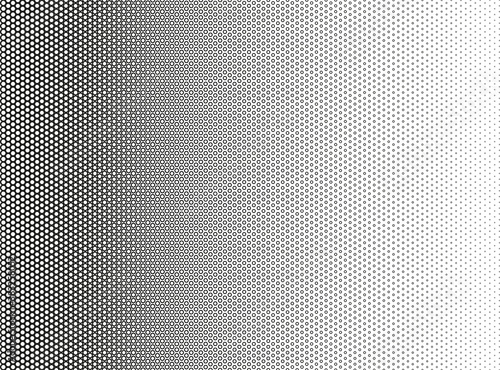 A black and white halftone rings vector texture. Ideal for use as a background image. The vector file contains a background fill layer and a texture layer to enable rapid color scheme changes.