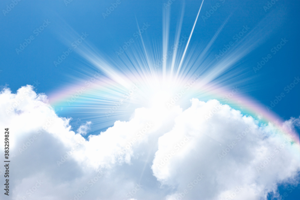 入道雲と太陽 入道雲と太陽