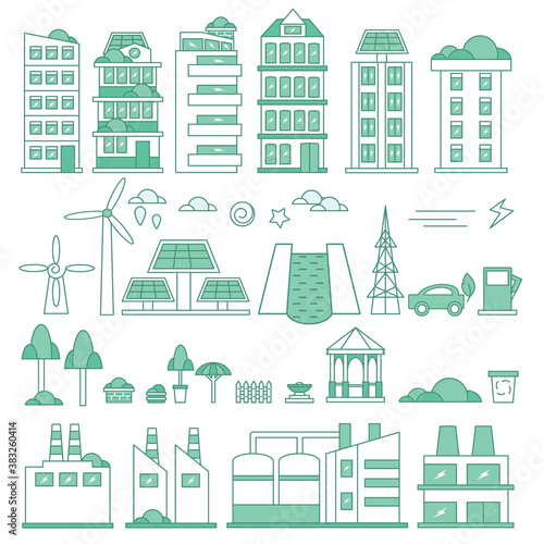 Eco-friendly city constructor