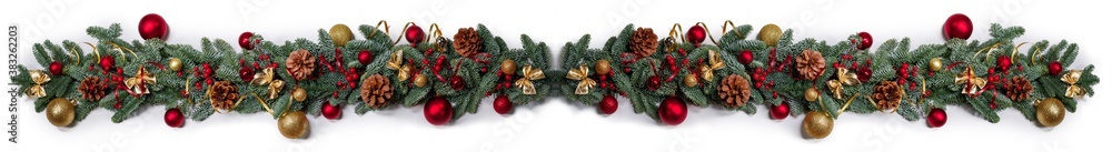 New Year and Christmas border design New Year and Christmas border design