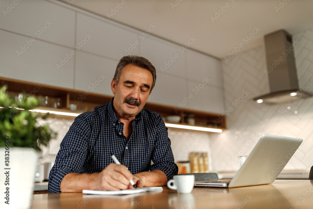 Spending time at home office. Spending time at home office.
