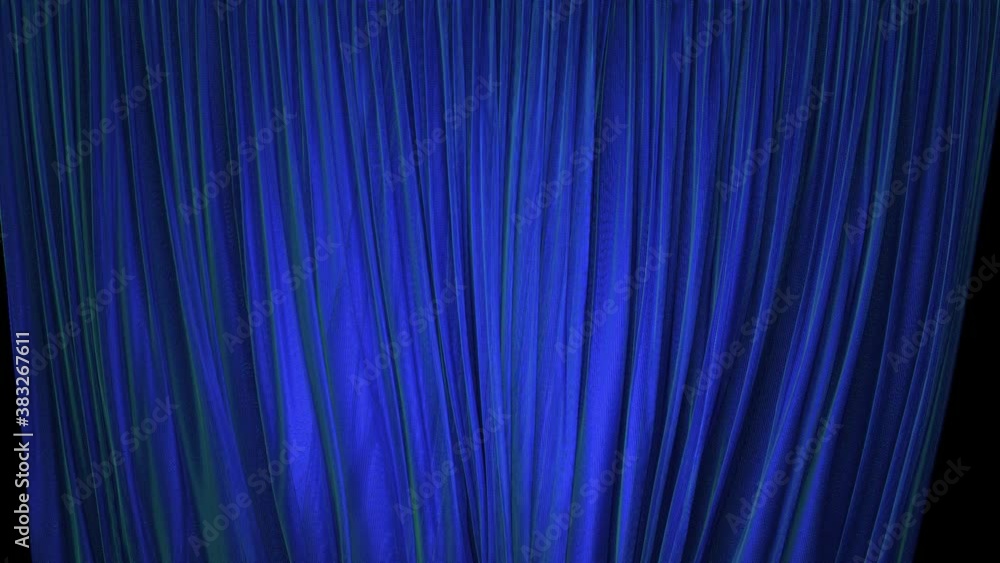 Realistic 1080p 3D animation of the dark blue transparent window