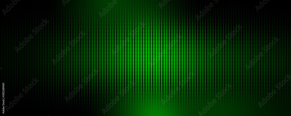 Abstract gradient dark green halftone background