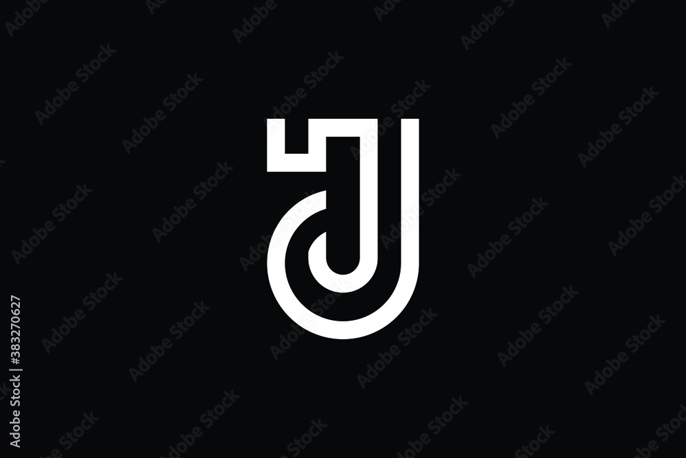 Minimal Innovative Initial J logo and JJ logo. Letter J JJ creative elegant Monogram. Premium Business logo icon. White color on black background Minimal Innovative Initial J logo and JJ logo. Letter J JJ creative elegant Monogram. Premium Business logo icon. White color on black background