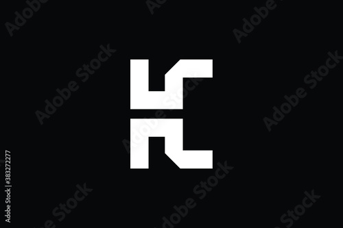 Minimal Innovative Initial HC logo and CH logo. Letter H C CH HC creative elegant Monogram. Premium Business logo icon. White color on black background