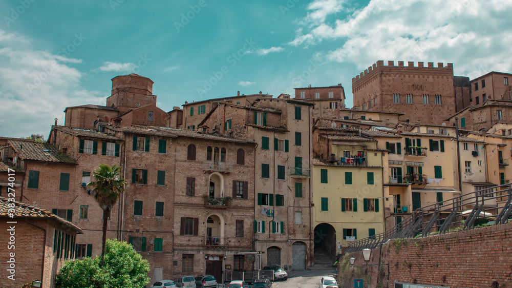 Fototapeta premium view of the town