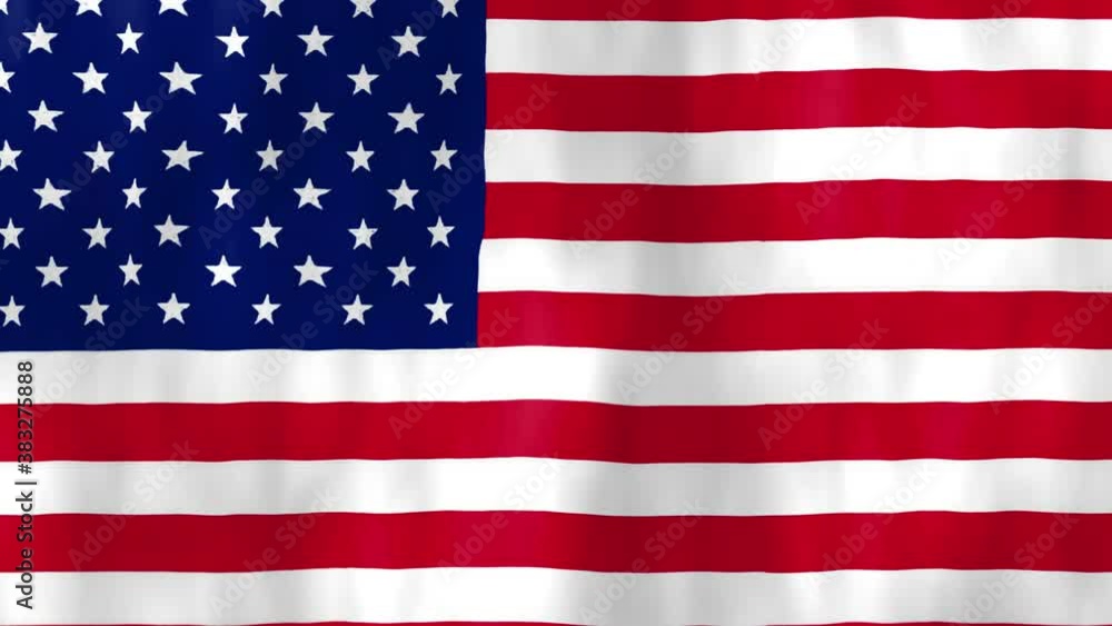 USA waving flag with and the winner is.. Two different animated text on flag background with copy space for presidential election and other use USA waving flag with and the winner is.. Two different animated text on flag background with copy space for presidential election and other use