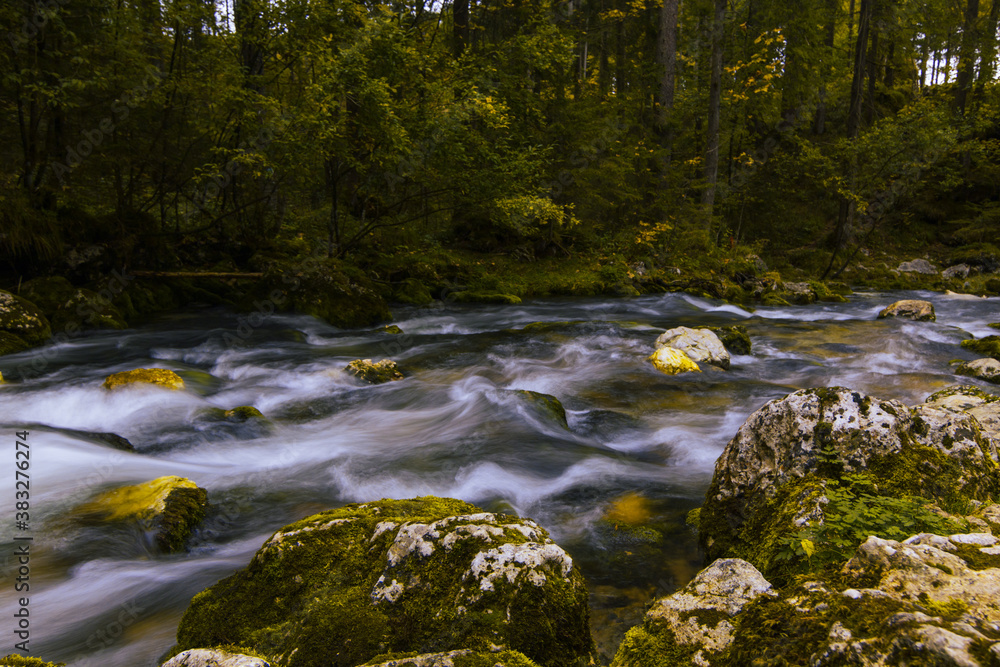 Bollinger Wasserfälle, Österreich, fließendes Wasser