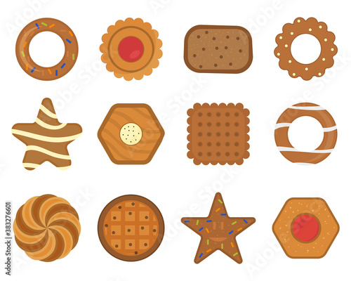 Set of biscuit. 