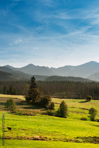 Tatra Mountain Range in Poland