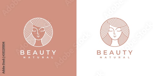 women beauty logo design inspiration for salon spa skin care and product beauty