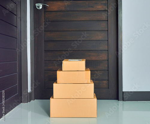 Delivered parcel boxes