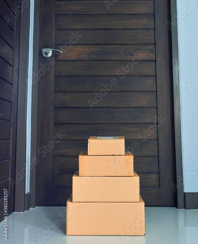 Delivered parcel boxes