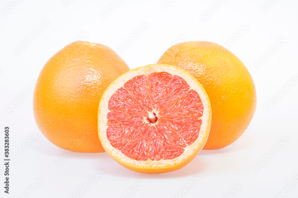 fresh and delicious grapefruit isolated on white background
fresh and delicious grapefruit isolated on white background